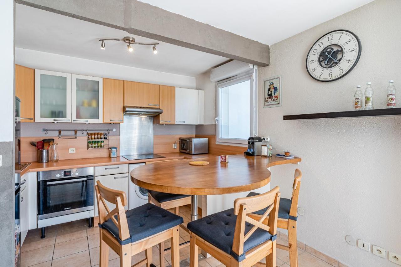 מרסיי La Joliette; Duplex 2 Chambres, Parking Inclus+ Terrasse+ Ascenseur מראה חיצוני תמונה